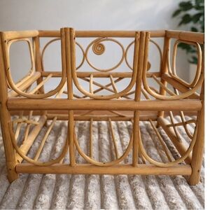 Vintage Bamboo Wine Rack